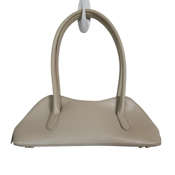 Melie Bianco Handbags - Melie Bianco Dakota Ivory Recycled Vegan Shoulder Bag.